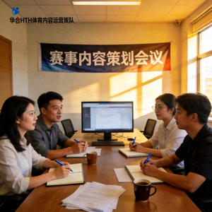 华体会HTH体育内容运营团队正在进行赛事内容策划会议